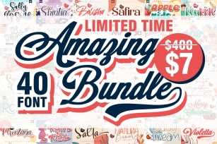 BIG BUNDLE V.2 - Amazing Font Collection for your needs Font Download