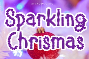 Sparkling Chrismas Font Download