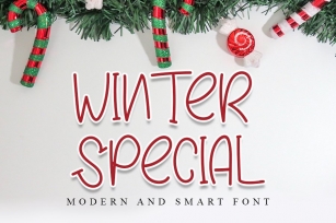 Winter Special Font Download