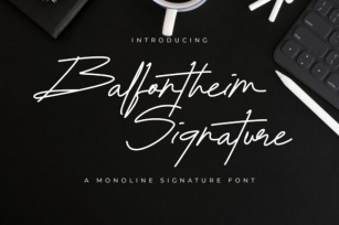 Balfontheim Signature Font Download