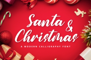 Santa  Christmas Font Download