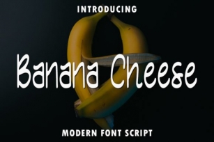 Banana Cheese Font Download