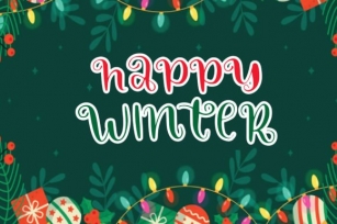 Happy Winter Font Download