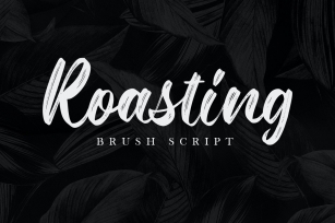 Roasting Brush Script Font Font Download