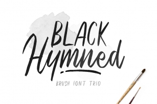 Black Hymned - Font Trio Font Download