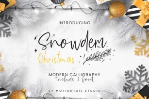Snowdem Christmas Font Download