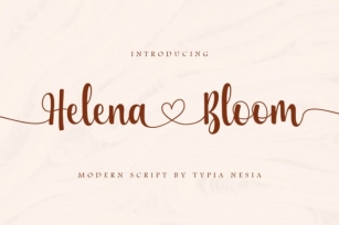Helena Bloom Font Download