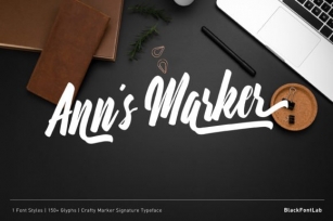 Ann's Marker Font Download