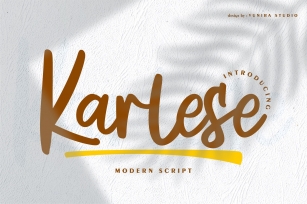 Karlese | Modern Script Font Download