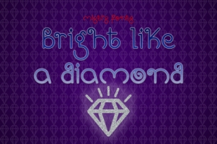 Bright Like a Diamond Font Download