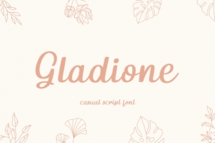 Gladione Font Download