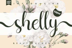 shelly - Beautiful Script Font Font Download