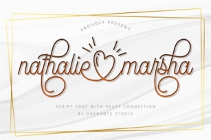 Nathalie Marsha Font Download