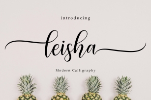 Leisha Script | WEB FONT Font Download