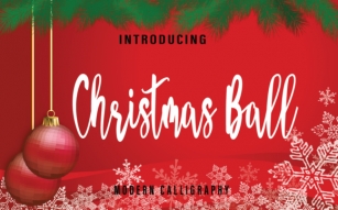 Christmas Ball Font Download