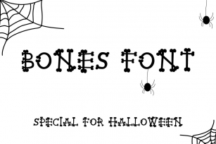 BONES HALLOWEEN FONT Font Download