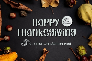 Happy Thanksgiving - A cutey handritten font Font Download