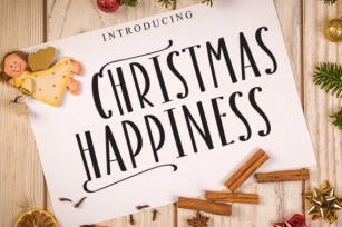 Christmas Happiness Font Download
