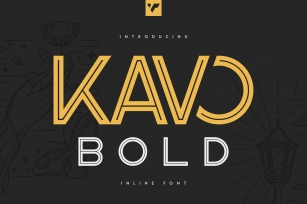 Kavo Inline Bold Font Download