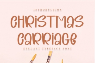 Christmas Carriage Font Download