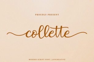 Collette Modern Script Font Download