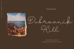 Dubrovnik Hill Font Download