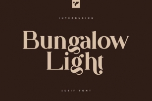 Bungalow Light Font Download