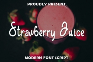 Strawberry Juice Font Download
