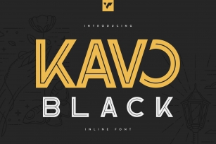 Kavo Inline Black Font Download