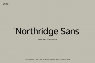 ED Northridge Sans Font Download