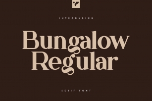 Bungalow Font Font Download