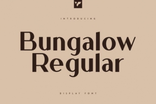 Bungalow Font Download