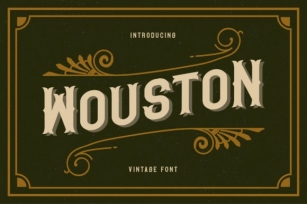 Wouston Font Download
