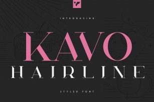 Kavo Styled Hairline Font Download