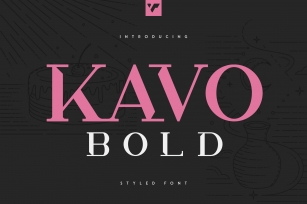Kavo Styled Bold Font Download