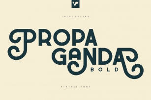 Propaganda Bold Display Font Download
