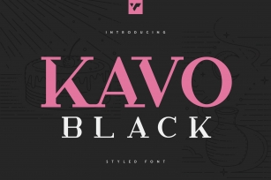 Kavo Styled Black Font Download