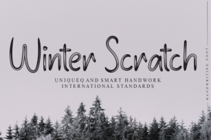 Winter Scratch Font Download