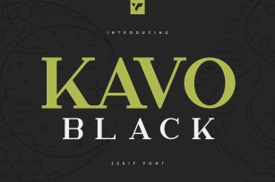 Kavo Serif Black Font Download