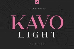 Kavo Styled Light Font Download