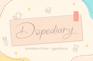 Dopediary Handwritten Typeface Font Download