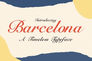 Barcelona - Timeless Script Typeface Font Download