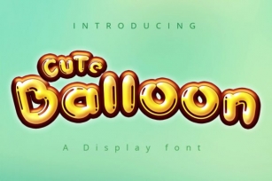 Cute Balloon Font Download