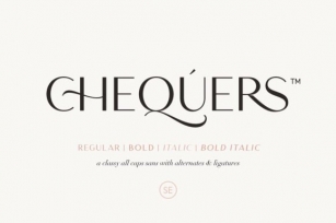 Chequers Font Download