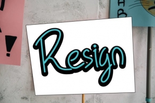 Resign Font Download
