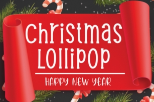 Christmas Lollipop Font Download