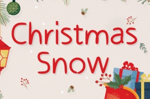 Christmas Snow Font Download