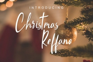 Christmas Reffano Font Download