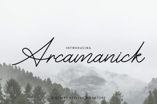 Arcamanick Signature Font Download