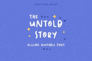 The Untold Story | Quotable Font Font Download